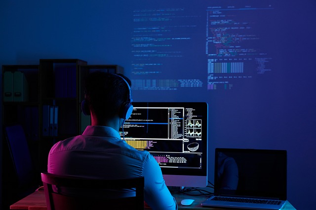 ventaja-1 Persona trabajando en Ciberseguridad